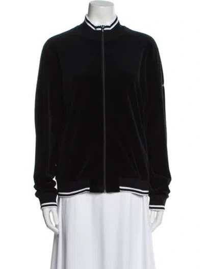 Pre-owned Burberry Golf Bomber Jacket In Black