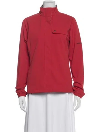 Pre-owned Burberry Golf Jacket In Pink