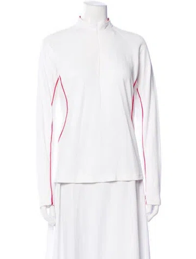 Pre-owned Burberry Golf Jacket In White