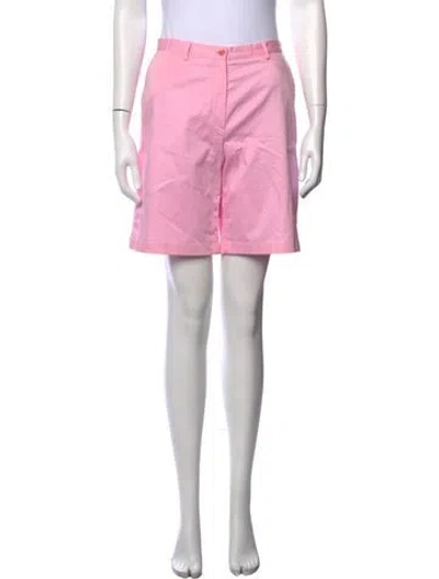 Pre-owned Burberry Golf Knee-length Shorts In Pink