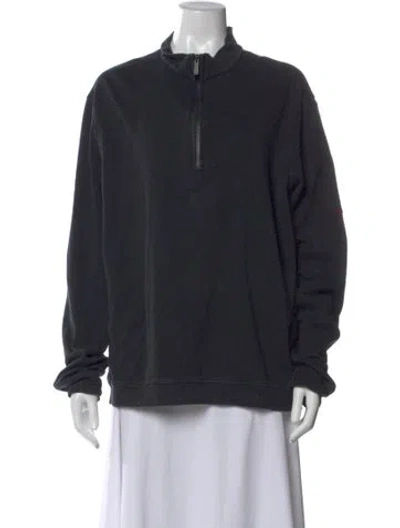 Pre-owned Burberry Golf Long Sleeve Sweatshirt In Black