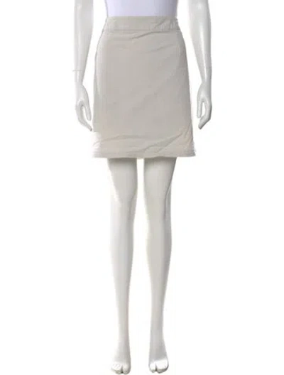 Pre-owned Burberry Golf Mini Skirt In Gray