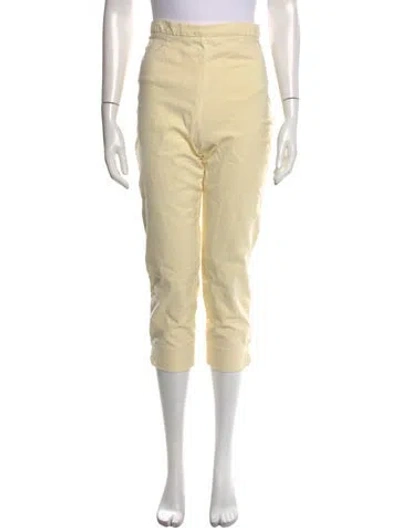 Pre-owned Burberry Golf Straight Leg Pants In Neutral