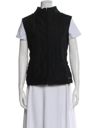 Pre-owned Burberry Golf Vest In Black