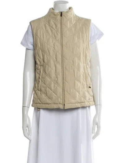 Pre-owned Burberry Golf Vest In Neutral