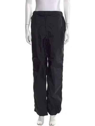 Pre-owned Burberry Golf Wide Leg Pants In Black