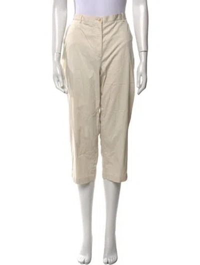 Pre-owned Burberry Golf Wide Leg Pants In Neutral