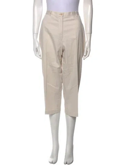 Pre-owned Burberry Golf Wide Leg Pants In Neutral