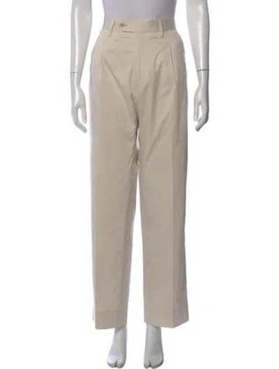 Pre-owned Burberry Golf Wide Leg Pants In Neutral