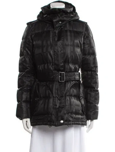 Pre-owned Burberry Goose Down Down Jacket In Black