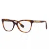 Burberry Grace Demo Cat Eye Ladies Eyeglasses Be2364 3316 54