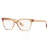 Burberry Grace Demo Cat Eye Ladies Eyeglasses Be2364 3779 54