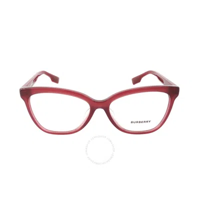 Burberry Grace Demo Cat Eye Ladies Eyeglasses Be2364f 4022 54 In Red