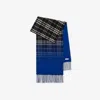 Burberry Gradient Check Cashmere Scarf In Multi