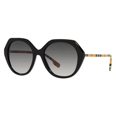 Burberry Gradient Lens Oversized Round Sunglasses In Multi