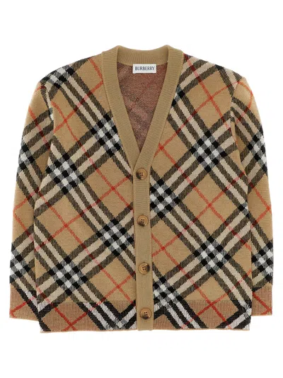 Burberry Kids' Graham Cardigan In Brown