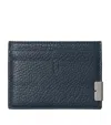 BURBERRY GRAINED LEATHER B-CUT CARD HOLDER