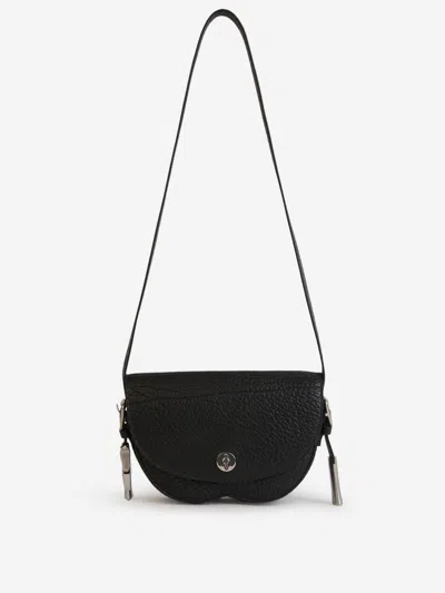 Burberry Grained Leather Bag In Black