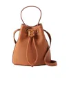 Burberry Tb Grainy Bucket Bag In Brown