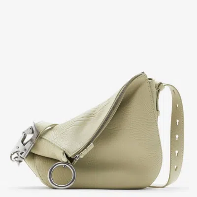 Burberry Grainy Calf Leather Convertible Shoulder Bag In Pink