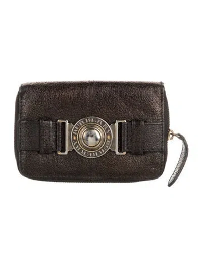 Pre-owned Burberry Grainy Leather Wallet