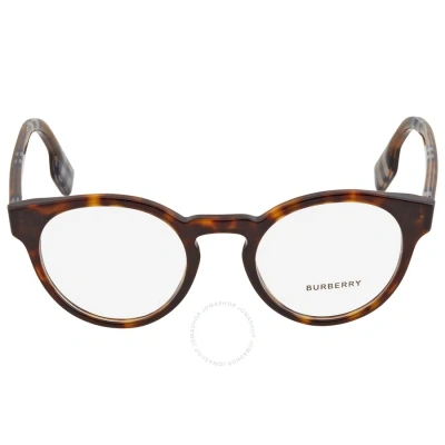 Burberry Grant Demo Phantos Unisex Eyeglasses Be2354 3991 49 In Brown