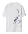 Burberry Graphic-printed Crewneck T-shirt In White