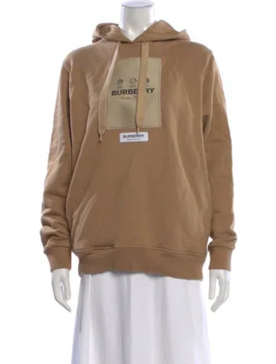 Pre-owned Burberry Graphic Print Crew Neck Sweater In Neutral