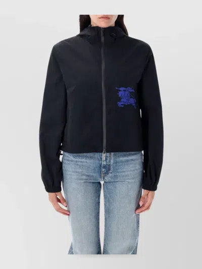 BURBERRY GRAPHIC PRINT HOODED JACKET