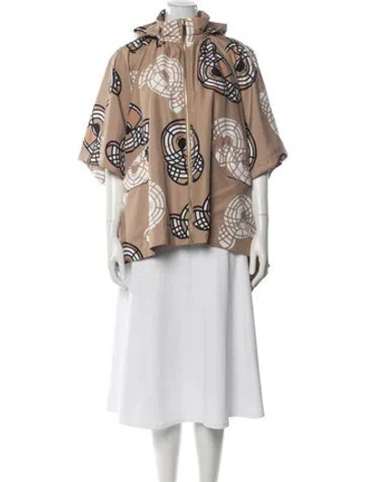 Pre-owned Burberry Graphic Print Jacket In Neutral
