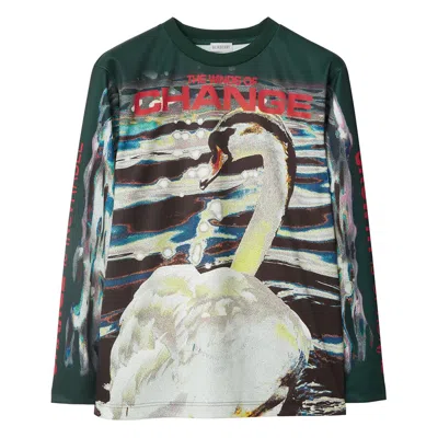 BURBERRY BURBERRY GRAPHIC-PRINT LONG-SLEEVE T-SHIRT