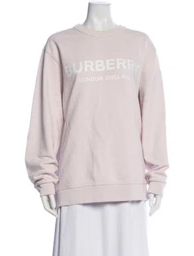 Pre-owned Burberry Graphic Print Lounge Set In Pink