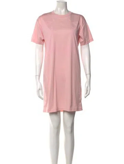 Pre-owned Burberry Graphic Print Mini Dress W/ Tags In Pink