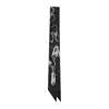 Burberry Graphic-print Silk Scarf In Green/black