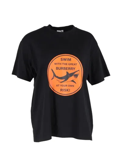 Pre-owned Burberry Graphic-print T-shirt In Black