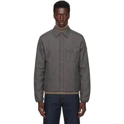 Burberry Gray Dalewood Jacket In Ash Grey/black Check