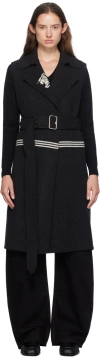 Burberry Gray Wool Vest In C1166 Brisk