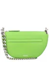 Burberry Green Calfskin Olympia Mini Shoulder Bag In Green