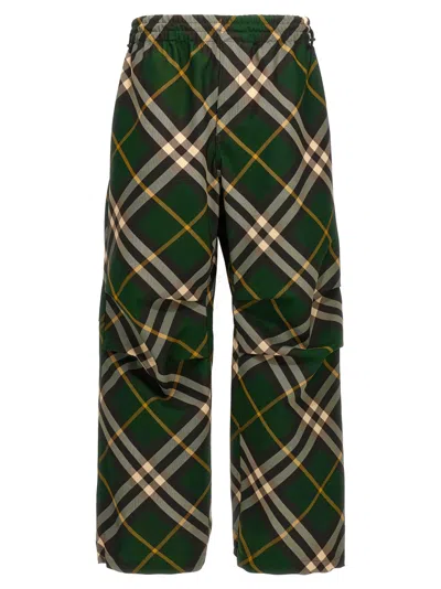 BURBERRY GREEN CHECK PANTS