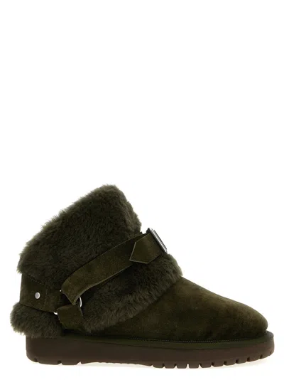 BURBERRY GREEN CHUBBY BOOTS