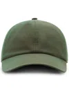 BURBERRY GREEN COTTON BASEBALL CAP