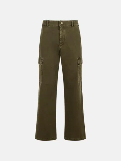 Burberry Green Cotton Pants