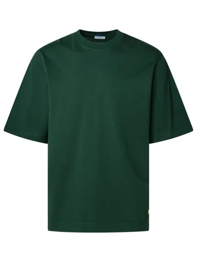 Burberry Dark Green Cotton T-shirt Men