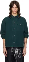 Burberry Ekd-embroidered Cotton Jacket In Feather