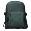 Burberry Check-patterned Fabric Backpack In Green