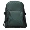 Burberry Check-patterned Fabric Backpack In Green