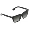 Burberry Green Gradient Square Ladies Sunglasses Be4279 3001/8e 140 In Multi