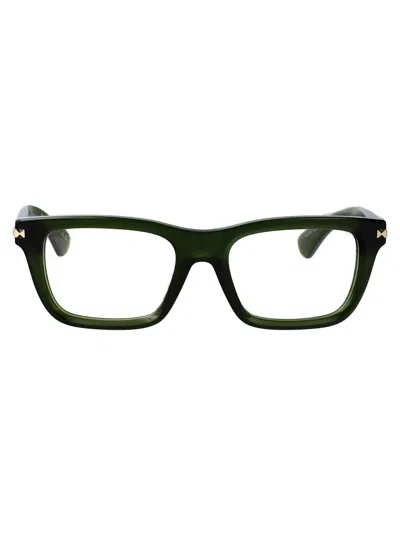 Burberry Green Injectate Glasses In Black