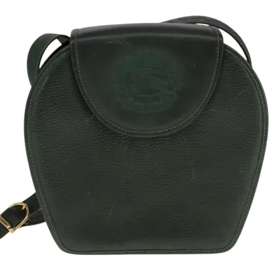 Pre-owned Burberry Green Leather Shoulder Bag ()