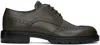 Burberry Soho Leather Brogues In Loch